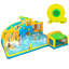 Jeu gonflable 19,2 pi x 18,7 pi avec piscine Splash (avec souffleur d'air)