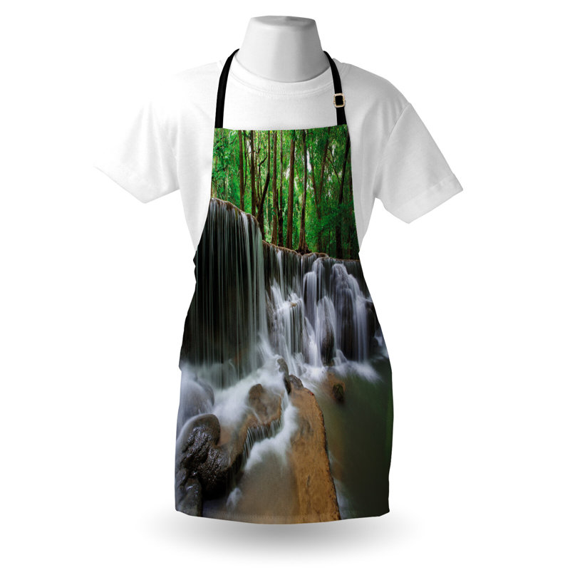 No Pattern Bib Apron