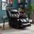 Black Genuine Leather selected