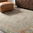 Kulas Global Medallion Rust/ Green Area Rug-1741293385