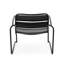 Détendez-vous dans le style avec une chaise en fer noir mat pour la cour et le patio, 24,68 po Hauteur, fer de 13,38 lb, profondeur parfaite de 23,95 po,