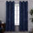 Sliver Wave Printed Room Darkening Blackout Curtains (Set of 2)-2051997815-2051997806