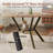 42 Inch Round Dining Table With Storage Shelf-1070082198-1068063357