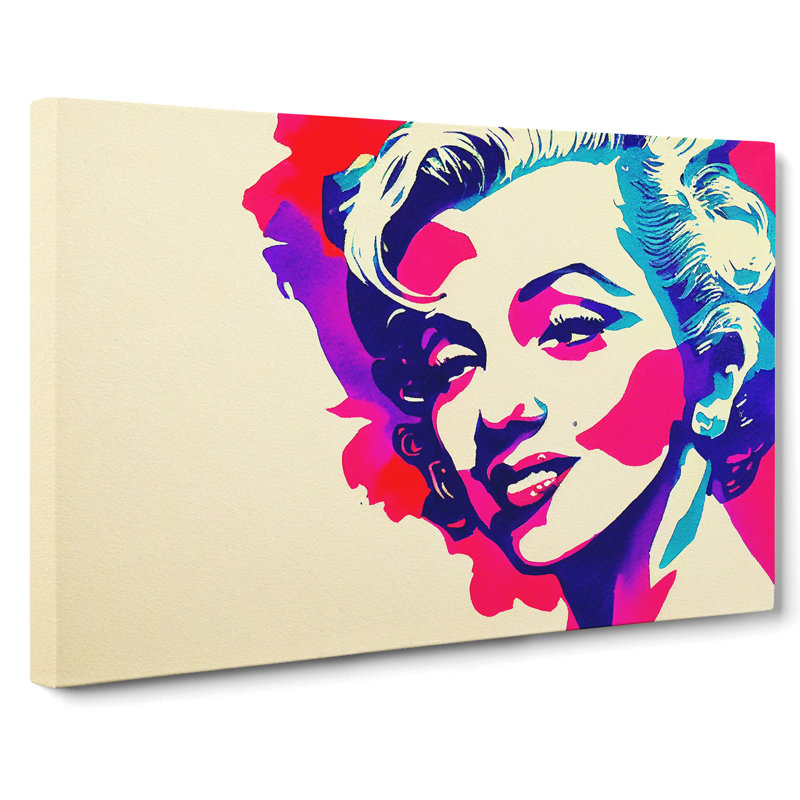 Pop Art Woman Vol.3 Abstract - Wrapped Canvas, 50cm H x 76cm W x 3cm D