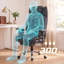 Fauteuils de direction pour bureau à domicile avec repose-pieds-134233436