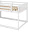 Lit superposé double au-dessus de double avec tiroirs et tablettes-755176076