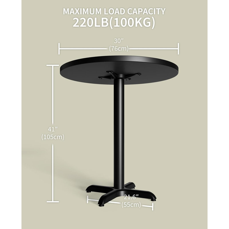 76cm L Round Breakroom Table