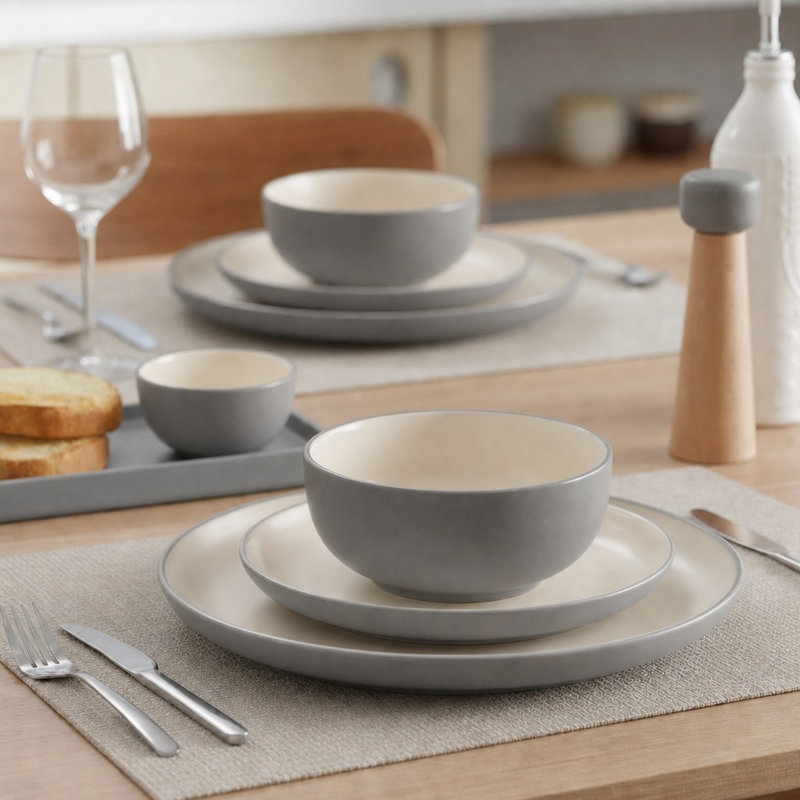 Stoneware Dinnerware - Service for 4