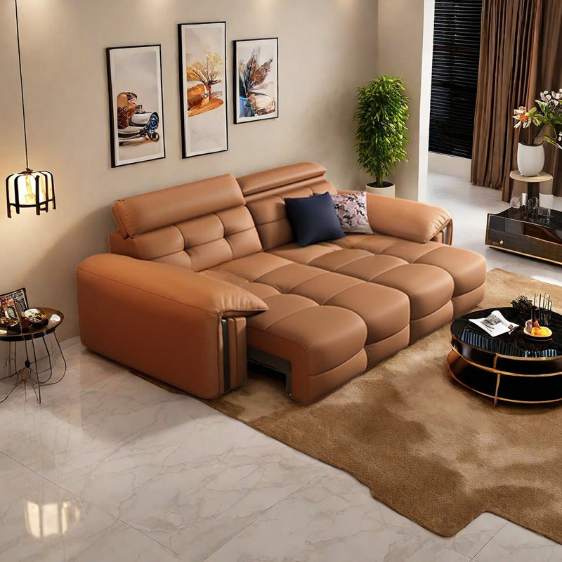 Canapé électrique de style rétro, 2, H 41,33 po x l 84,64 po x P 42,51 po
