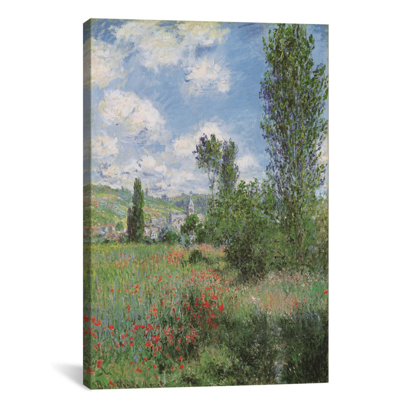 « view of vetheiul 1880 », reproduction d’art sur toile tendue, H 40 po x l 26 po x P 1,5 po