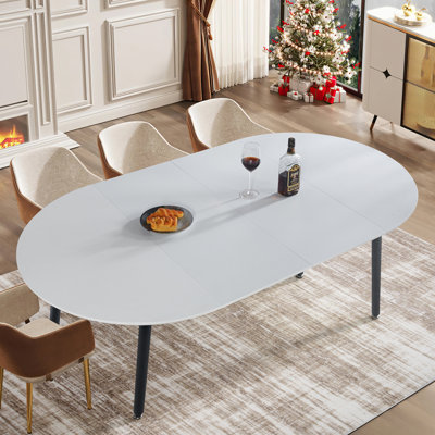 Extendable Dining Table 4-6 Seat Dining Table