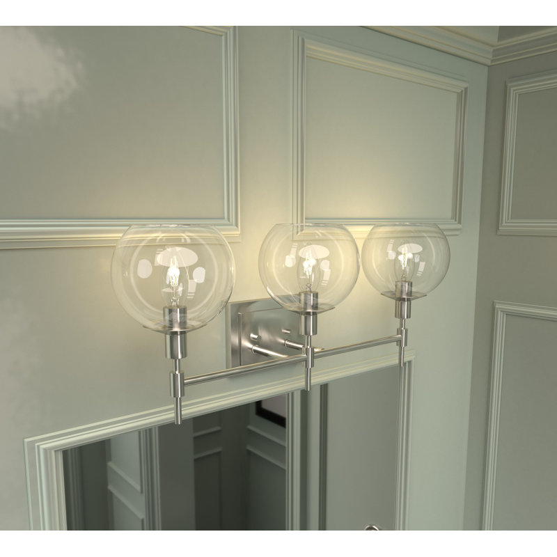 Xidane 3 - Light Dimmable Vanity Light, Sliver