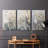 Peakcock  Series  LXXXIII  -Premium Gallery Wrapped Canvas Set -Ready to Hang-102399904