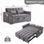 Canapé-lit convertible 3-en-1 avec dossier réglable, sac de rangement et coussins pour une vie moderne et une utilisation efficace de l'espace-1445953540