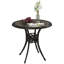 Outsunny 78 cm Round Garden Dining Table with Parasol Hole Bronze Tone-2147174369