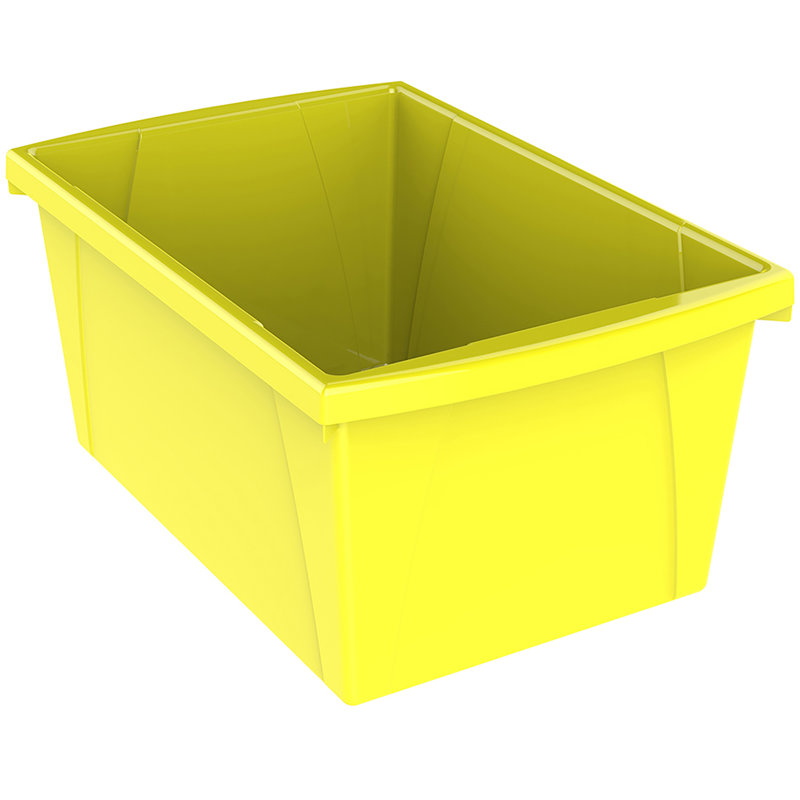 Boîte de rangement Storex, Jaune