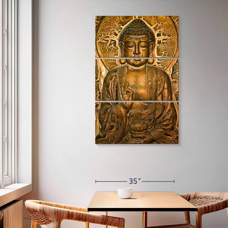 Adella Buddha Mural, 65" H x 42" W
