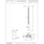 Robinet ondulé de 5/8 po x 3/8 po x P 15 po ou conduite d'alimentation de toilette avec robinet d'arrêt à angle de 1/4 de tour-99423265