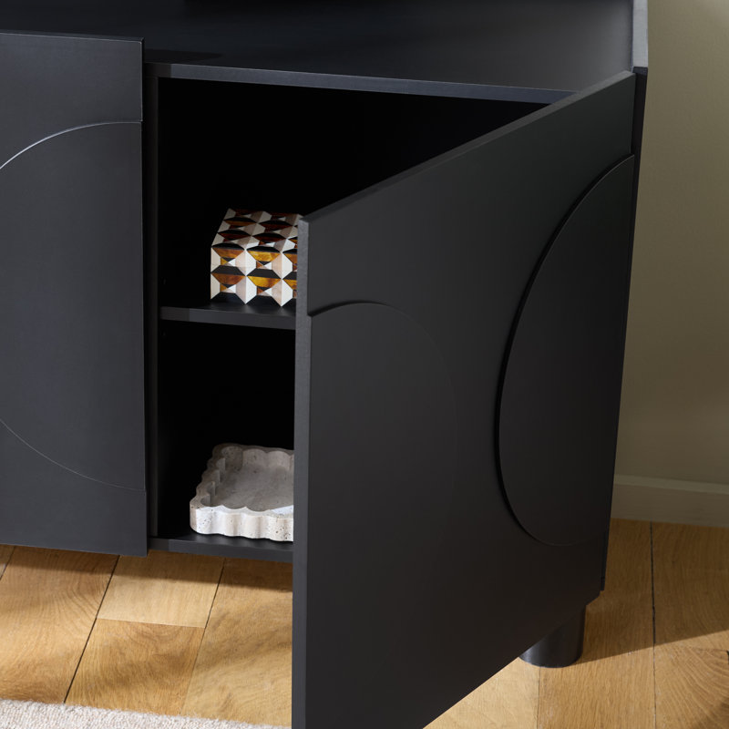 Marrero Sideboard/Media Stand, Black