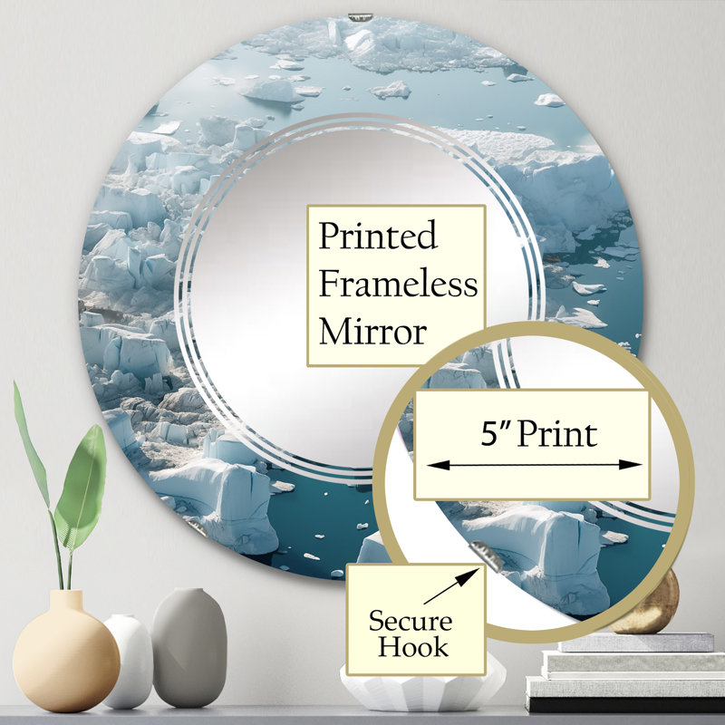 Miroir d'Uklarville, 24 po x 24 po