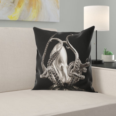 Abstract Octopus Pillow