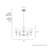 Lomawai 5 - Light Dimmable Modern Linear Chandelier-73725716