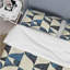 Ensemble de housse de couette ivoire bleu Midcentury Shapes II - Midcentury-109156194