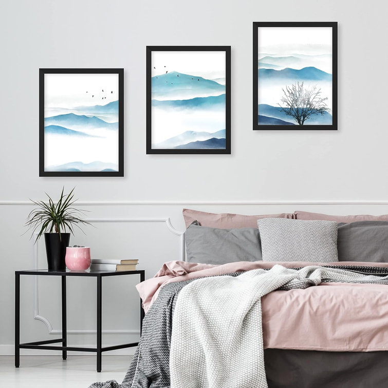 Pastel Room Décor, Daises Wall Art, Sky Blue Print, Printable Wall Art –  Firum Studio