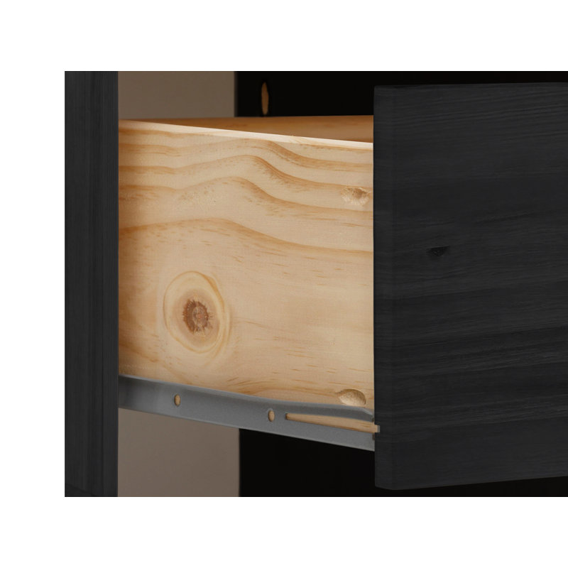 Latitude 38cm W Solid Wood Bedside Table