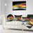 3D Gold Silver Wave Design - Abstract Printed Pillow