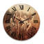 Horloge murale en bois massif Hima-1033111746