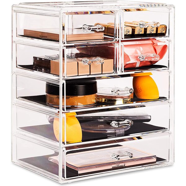 Rebrilliant Elizabeth-Marie Acrylic 7 Compartment Makeup Organizer