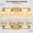 4-light Dimmable Vanity Light With Amber Vintage Floral Tulip Glass Shade-1621264807-1613618702