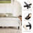 Modern Low-Profile Velvet Upholstered Platform Bed Frame With Headboard-20606713-20606714
