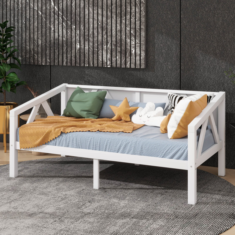 Contemporary Minimalist-Designed Daybed Idea, Twin, White