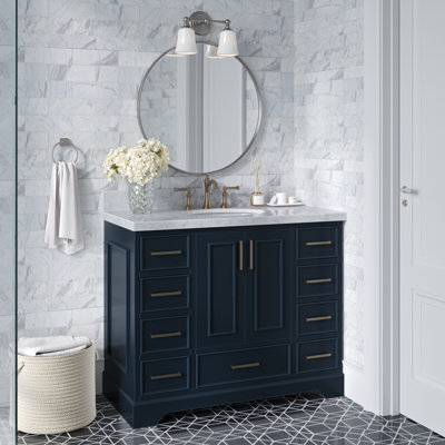 Ensemble de meuble-lavabo simple 43 po avec plateau Abshire