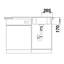 Standard 98 x 49cm Inset Kitchen Sink-21923989