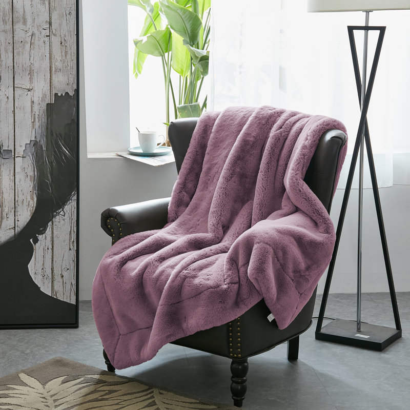 Weighted Blanket, 127cm W x 152.4cm L, Wood Rose