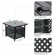 Alyah 2 - Person Wicker Patio Dining Set with Square Table