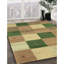 Tapis contemporain vert / pêche-2033403521