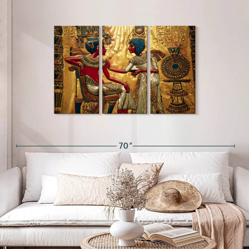 Illustration de Leisha Toutankhamon, H 28 po x l 45 po
