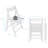 Donnis Wood Stackable Folding Chair Folding Chair Set-1413074956