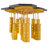 Aloisia 20 - Light Steel Dimmable Cylinder Chandelier