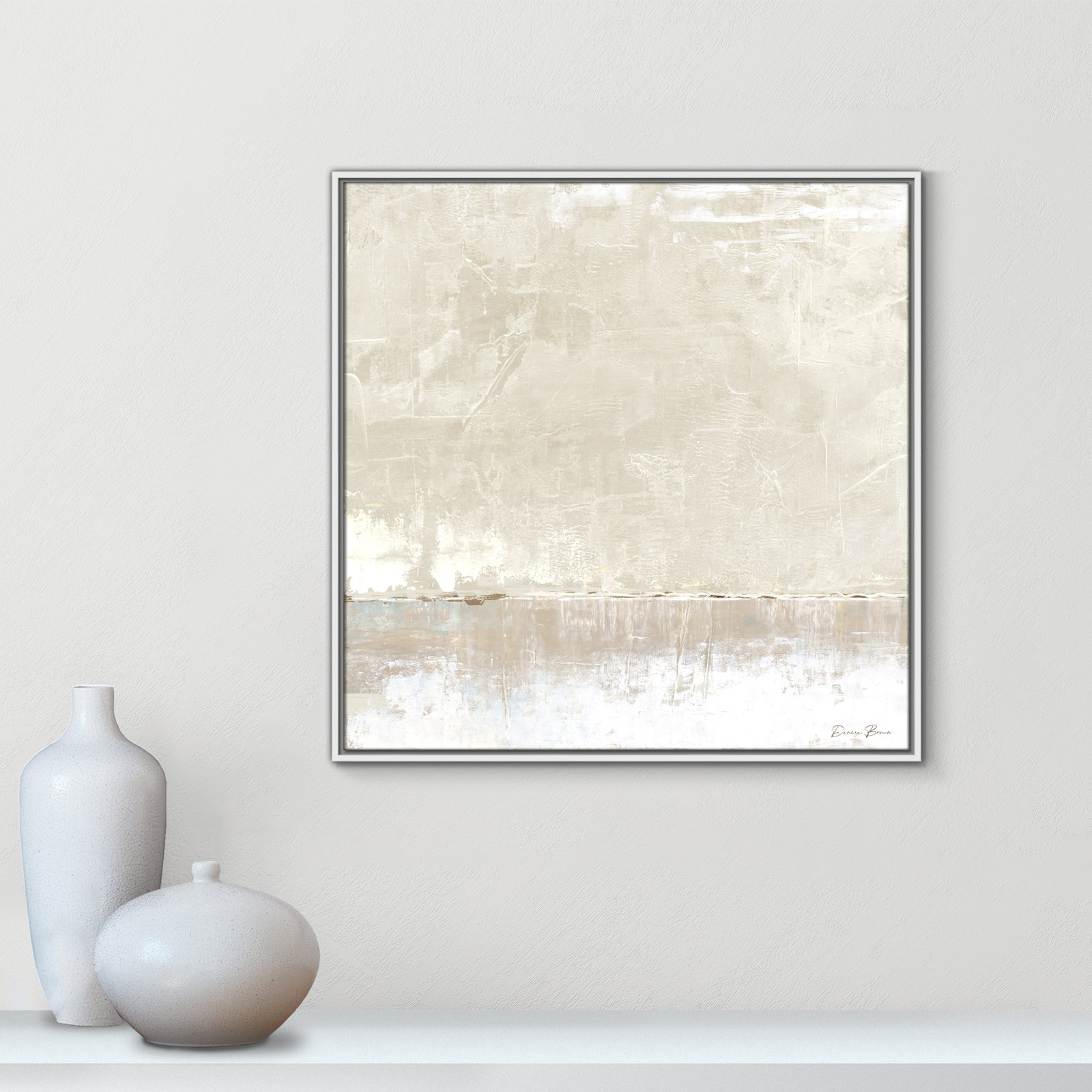 Delevan "Better Days" Print, 31.5" H x 31.5" W, White