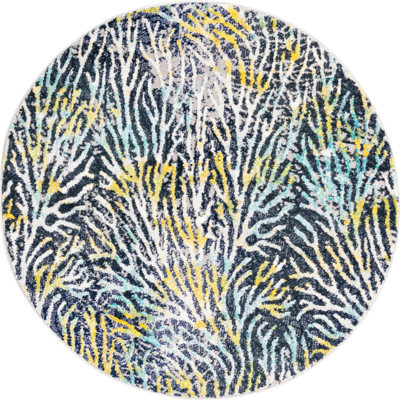 Parthenia Indoor Rug, Round 4'