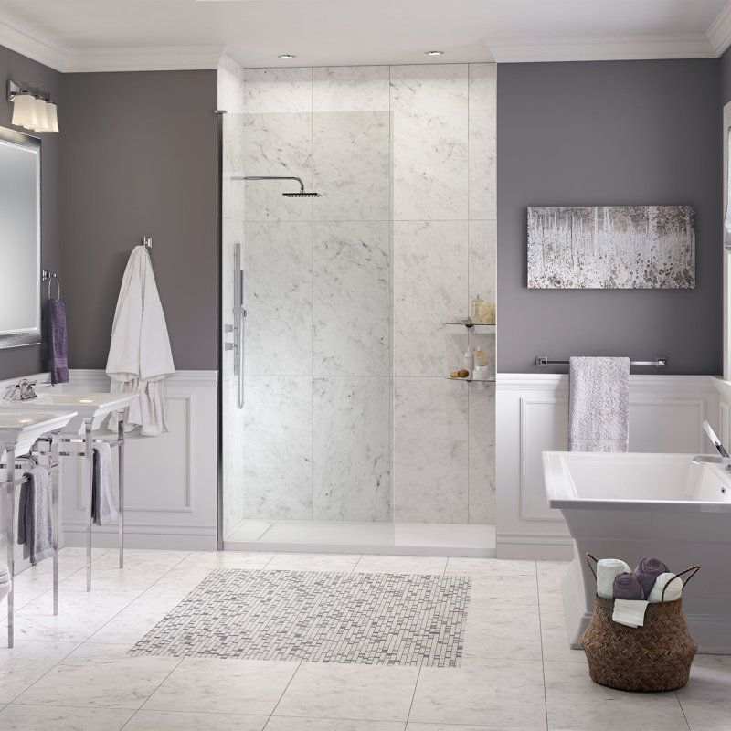 Base de douche 60 "x 36" Townsend, Droite