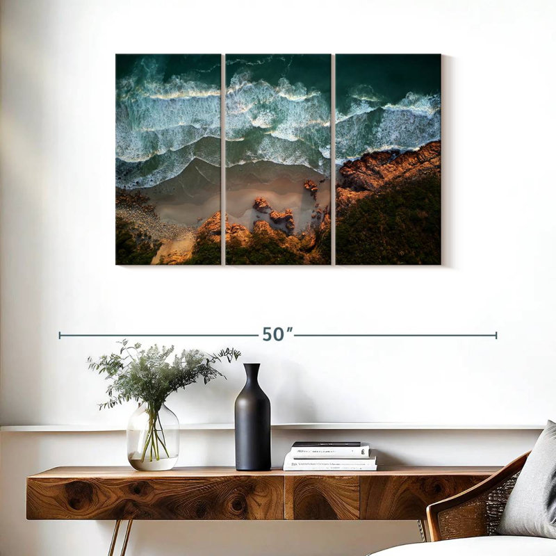 Gillard Coastal Waves, H 24 po x l 38 po