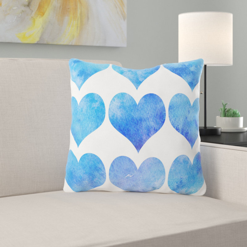 Outdoor Reversible Throw Pillow, Microsuede, Indoor
