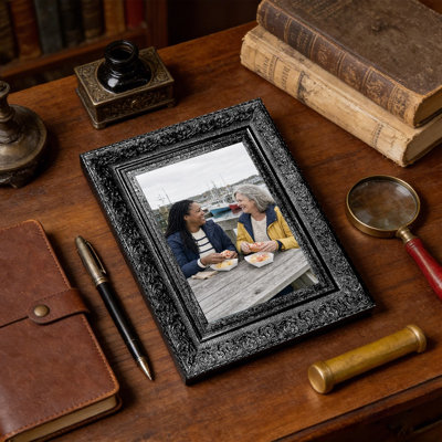 Cadre de table noir 8 pièces x 8 "8" pour décoration de bureau