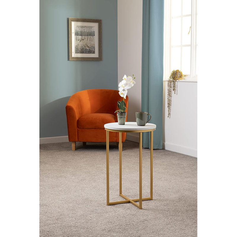 Side Table, Gold